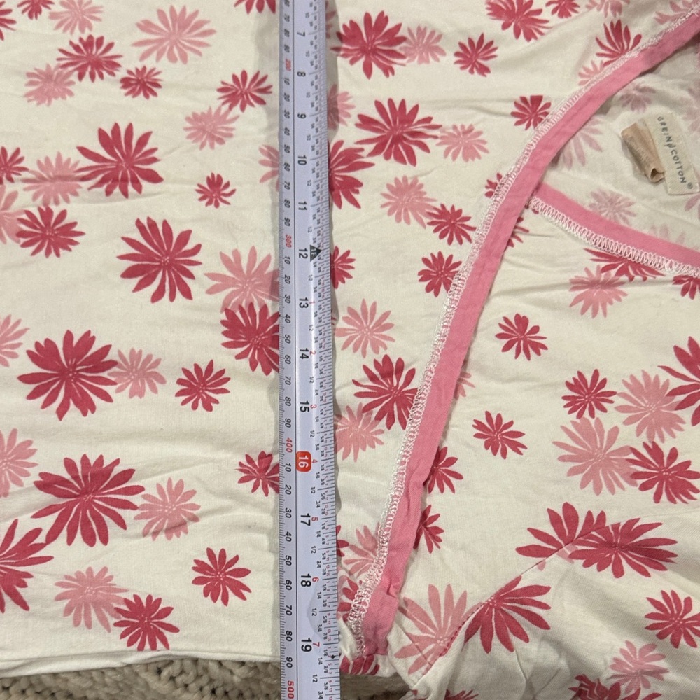 Green Cotton Floral Pajama Set - Picture 4 of 8